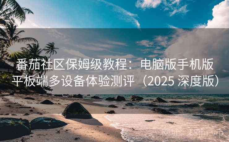 番茄社区保姆级教程：电脑版手机版平板端多设备体验测评（2025 深度版）
