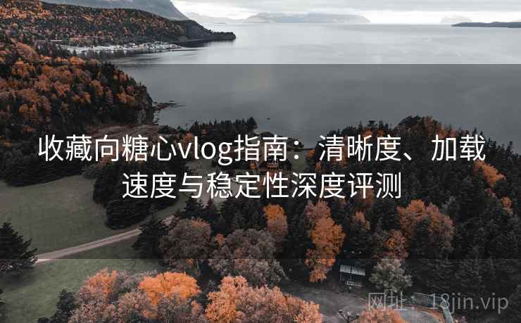 收藏向糖心vlog指南：清晰度、加载速度与稳定性深度评测